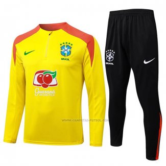 Chandal de Sudadera del Brasil 2025-2026 Amarillo