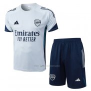 Chandal del Arsenal Manga Corta 2025-2026 Gris - Pantalon Corto