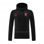Chaqueta con Capucha del Chelsea 2024-2025 Negro