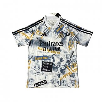 Tailandia Camiseta Real Madrid Special 2025-2026 Blanco Amarillo