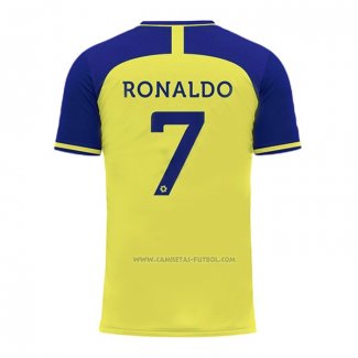 1ª Camiseta Al Nassr Jugador Ronaldo 2022-2023