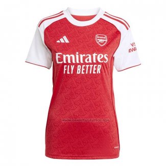 1ª Camiseta Arsenal Mujer 2025-2026