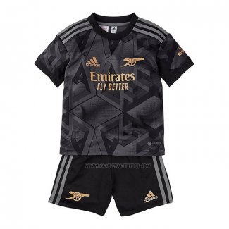 2ª Camiseta Arsenal Nino 2022-2023