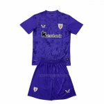 Camiseta Athletic Bilbao Porter Nino 2025-2026 Purpura