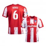 1ª Camiseta Atletico Madrid Jugador Koke 2021-2022
