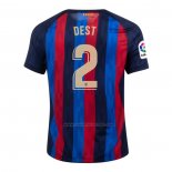 1ª Camiseta Barcelona Jugador Dest 2022-2023