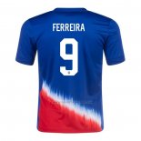 2ª Camiseta Estados Unidos Jugador Ferreira 2024