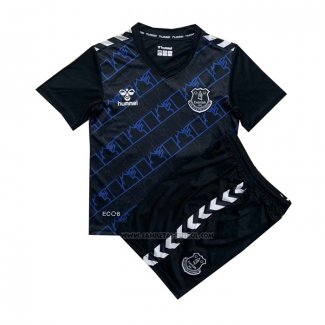 2ª Camiseta Everton Portero Nino 2023-2024