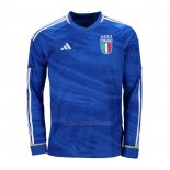 1ª Camiseta Italia Manga Larga 2023-2024