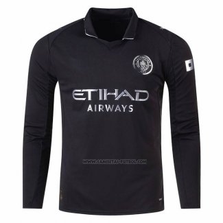 2ª Camiseta Manchester City Manga Larga 2025-2026