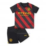 2ª Camiseta Manchester City Nino 2022-2023