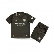 3ª Camiseta Manchester City Nino 2025-2026