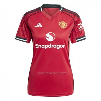 1ª Camiseta Manchester United Mujer 2025-2026