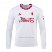 3ª Camiseta Manchester United Manga Larga 2023-2024