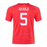1ª Camiseta Suiza Jugador Akanji 2022