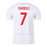 2ª Camiseta Suiza Jugador Embolo 2022