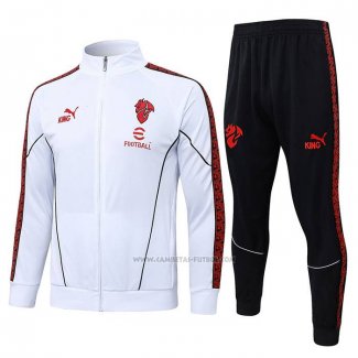 Chandal de Chaqueta del AC Milan 2025-2026 Blanco