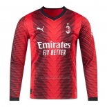 1ª Camiseta AC Milan Manga Larga 2023-2024