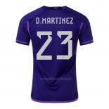 2ª Camiseta Argentina Jugador D.Martinez 2022