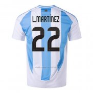 1ª Camiseta Argentina Jugador L.Martinez 2024