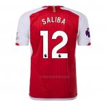 1ª Camiseta Arsenal Jugador Saliba 2023-2024