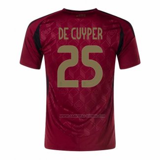 1ª Camiseta Belgica Jugador De Cuyper 2024