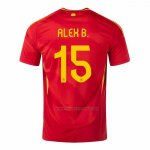 1ª Camiseta Espana Jugador Alex B. 2024