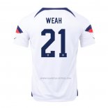 1ª Camiseta Estados Unidos Jugador Weah 2022