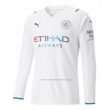 2ª Camiseta Manchester City Manga Larga 2021-2022