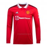 1ª Camiseta Manchester United Manga Larga 2022-2023