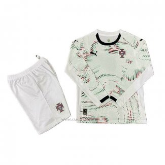2ª Camiseta Portugal Manga Larga Nino 2025