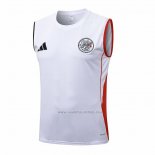 Camiseta de Entrenamiento Ajax Sin Mangas 2025-2026 Blanco