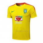 Camiseta de Entrenamiento Brasil 2025-2026 Amarillo