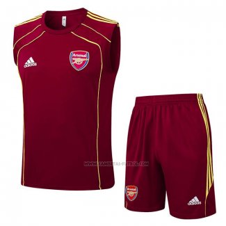 Chandal del Roma Sin Mangas 2025-2026 Rojo