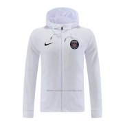 Chaqueta con Capucha del Paris Saint-Germain 2022-2023 Blanco