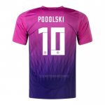 2ª Camiseta Alemania Jugador Podolski 2024