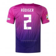 2ª Camiseta Alemania Jugador Rudiger 2024