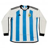 1ª Camiseta Argentina 3 Estrellas Manga Larga 2022