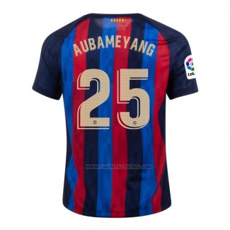 1ª Camiseta Barcelona Jugador Aubameyang 2022-2023