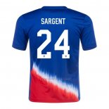 2ª Camiseta Estados Unidos Jugador Sargent 2024