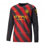 2ª Camiseta Manchester City Manga Larga 2022-2023