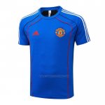 Camiseta Polo del Manchester United 2025-2026 Azul