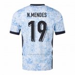 2ª Camiseta Portugal Jugador N.Mendes 2024