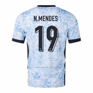 2ª Camiseta Portugal Jugador N.Mendes 2024