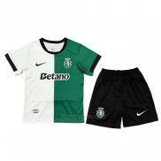 Camiseta Sporting Special Nino 2025-2026 Blanco Verde