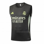 Camiseta de Entrenamiento Real Madrid Sin Mangas 2025-2026 Gris Verde
