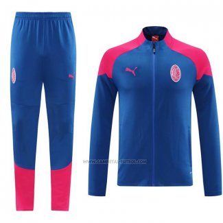 Chandal de Chaqueta del AC Milan 2024-2025 Azul