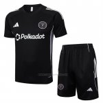 Chandal del Inter Miami Manga Corta 2025-2026 Negro - Pantalon Corto