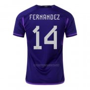 2ª Camiseta Argentina Jugador Fernandez 2022