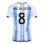 1ª Camiseta Argentina Jugador Mac Allister 2022
